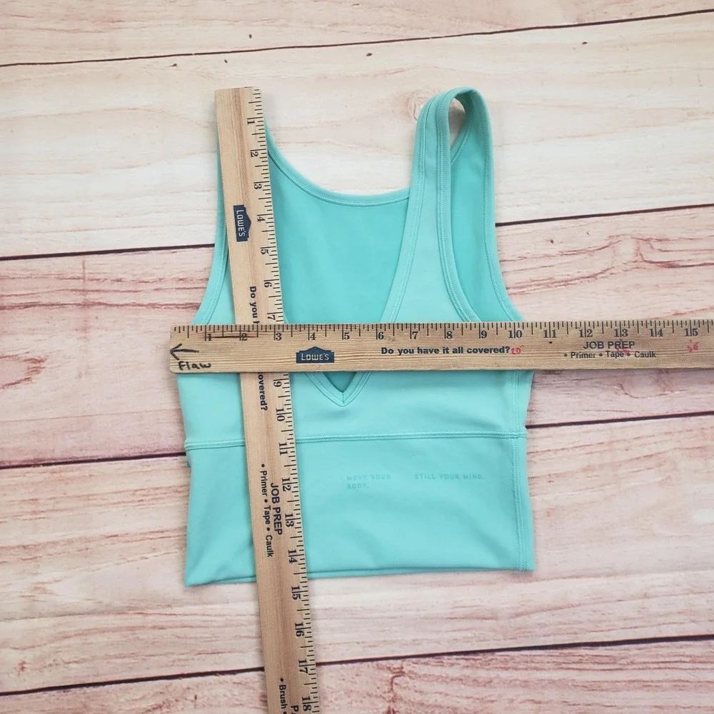 Lululemon Crop Tank‎ Top Womens 0 Move Power Pivot Everlux Yoga LW1DNIS Ladies